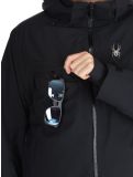 Miniatura Spyder, Copper chaqueta de esquí hombres Black negro 