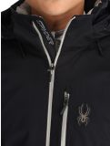 Miniatura Spyder, Epiphany chaqueta de esquí hombres Black negro 