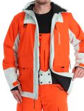 Miniatura Spyder, Field chaqueta de esquí hombres Twisted Orange naranja, verde 