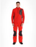 Miniatura Spyder, Bandit 1/2 Zip jersey hombres Volcano rojo 