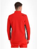 Miniatura Spyder, Bandit 1/2 Zip jersey hombres Volcano rojo 