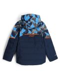 Miniatura Spyder, Impulse Synthetic Down chaqueta de esquí niños Camouflage Aether Blue azul 