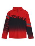 Miniatura Spyder, Incline 1/2 Zip jersey niños Spyder Red rojo 