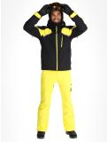 Miniatura Spyder, Leader chaqueta de esquí hombres Acid Yellow amarillo, negro 