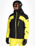 Miniatura Spyder, Leader chaqueta de esquí hombres Acid Yellow amarillo, negro 