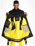 Miniatura Spyder, Leader chaqueta de esquí hombres Acid Yellow amarillo, negro 