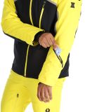 Miniatura Spyder, Leader chaqueta de esquí hombres Acid Yellow amarillo, negro 