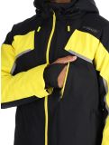 Miniatura Spyder, Leader chaqueta de esquí hombres Acid Yellow amarillo, negro 