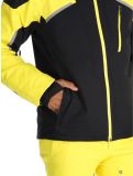 Miniatura Spyder, Leader chaqueta de esquí hombres Acid Yellow amarillo, negro 