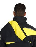 Miniatura Spyder, Leader chaqueta de esquí hombres Acid Yellow amarillo, negro 