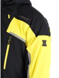 Miniatura Spyder, Leader chaqueta de esquí hombres Acid Yellow amarillo, negro 