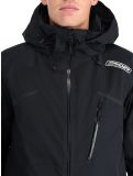 Miniatura Spyder, Leader chaqueta de esquí hombres Black negro 