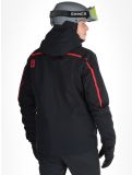 Miniatura Spyder, Leader chaqueta de esquí hombres Black negro 