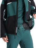 Miniatura Spyder, Leader chaqueta de esquí hombres Cypress Green negro, verde 