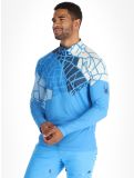 Miniatura Spyder, Legacy 1/2 Zip jersey hombres Aether Blue azul 