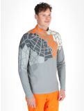 Miniatura Spyder, Legacy 1/2 Zip jersey hombres Concrete gris 