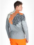 Miniatura Spyder, Legacy 1/2 Zip jersey hombres Concrete gris 