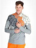 Miniatura Spyder, Legacy 1/2 Zip jersey hombres Concrete gris 