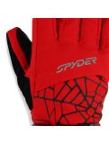 Miniatura Spyder, Overweb guantes de esquí niños Spyder Red rojo 