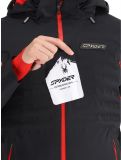 Miniatura Spyder, Pinnacle chaqueta de esquí hombres Black negro 