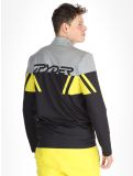 Miniatura Spyder, Podium 1/2 Zip jersey hombres Acid Yellow amarillo, negro 