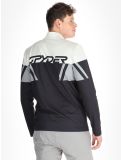 Miniatura Spyder, Podium 1/2 Zip jersey hombres Black marrón, negro 