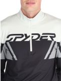 Miniatura Spyder, Podium 1/2 Zip jersey hombres Black marrón, negro 