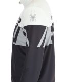 Miniatura Spyder, Podium 1/2 Zip jersey hombres Black marrón, negro 