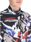 Miniatura Spyder, Podium 1/2 Zip jersey hombres Paint By Numbers Purple Flash multicolor 