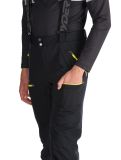 Miniatura Spyder, Propulsion pantalones de esquí hombres Black negro 