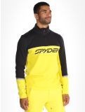 Miniatura Spyder, Speed Fleece 1/2 Zip jersey hombres Acid Yellow amarillo, negro 