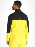 Miniatura Spyder, Speed Fleece 1/2 Zip jersey hombres Acid Yellow amarillo, negro 