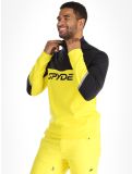 Miniatura Spyder, Speed Fleece 1/2 Zip jersey hombres Acid Yellow amarillo, negro 