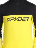 Miniatura Spyder, Speed Fleece 1/2 Zip jersey hombres Acid Yellow amarillo, negro 