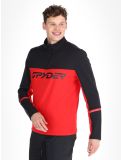 Miniatura Spyder, Speed Fleece 1/2 Zip jersey hombres Spyder Red rojo 