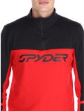 Miniatura Spyder, Speed Fleece 1/2 Zip jersey hombres Spyder Red rojo 