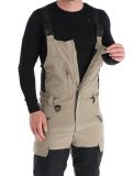 Miniatura Spyder, Terrain Bib pantalones de esquí hombres Desert Taupe marrón 