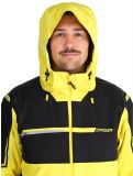 Miniatura Spyder, Titan chaqueta de esquí hombres Acid Yellow amarillo, negro 