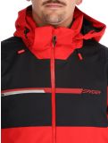 Miniatura Spyder, Titan chaqueta de esquí hombres Spyder Red negro, rojo 