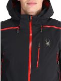 Miniatura Spyder, Vanqysh chaqueta de esquí hombres Black negro 