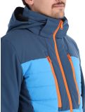 Miniatura Sun Valley, Doruo chaqueta de esquí hombres Bleu azul 