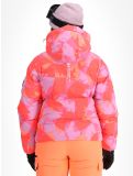 Miniatura Superdry, Hooded Ski Boxy Puffer chaqueta de esquí mujeres Brush Camo Coral rosa 