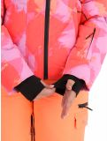 Miniatura Superdry, Hooded Ski Boxy Puffer chaqueta de esquí mujeres Brush Camo Coral rosa 