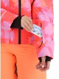 Miniatura Superdry, Hooded Ski Boxy Puffer chaqueta de esquí mujeres Brush Camo Coral rosa 