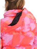 Miniatura Superdry, Hooded Ski Boxy Puffer chaqueta de esquí mujeres Brush Camo Coral rosa 