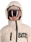 Miniatura Superdry, Hooded Ski Boxy Puffer chaqueta de esquí mujeres Off Grey gris 