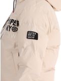 Miniatura Superdry, Hooded Ski Boxy Puffer chaqueta de esquí mujeres Off Grey gris 