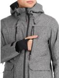 Miniatura Superdry, Ski Peak Rescue chaqueta de esquí hombres Dark Grey Marl gris 