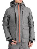 Miniatura Superdry, Ski Peak Rescue chaqueta de esquí hombres Dark Grey Marl gris 