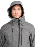 Miniatura Superdry, Ski Peak Rescue chaqueta de esquí hombres Dark Grey Marl gris 